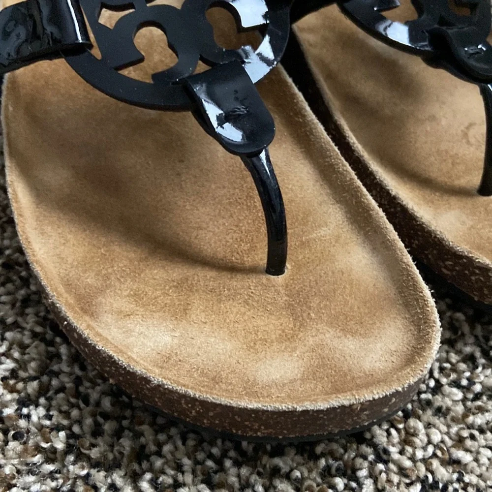 Tory Burch Black Miller Cloud Sandal, worn once